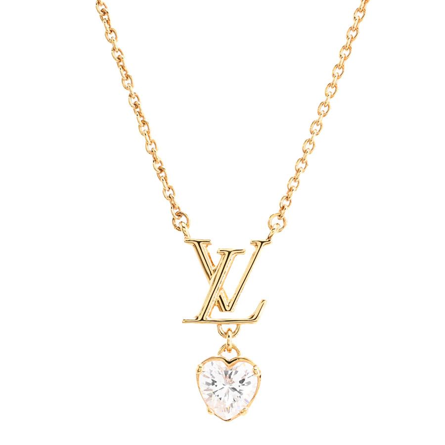 LOUIS VUITTON ハート型ネックレス LOUIS VUITTON ルイ・ヴィトン LV アイコニック ハート ネックレス