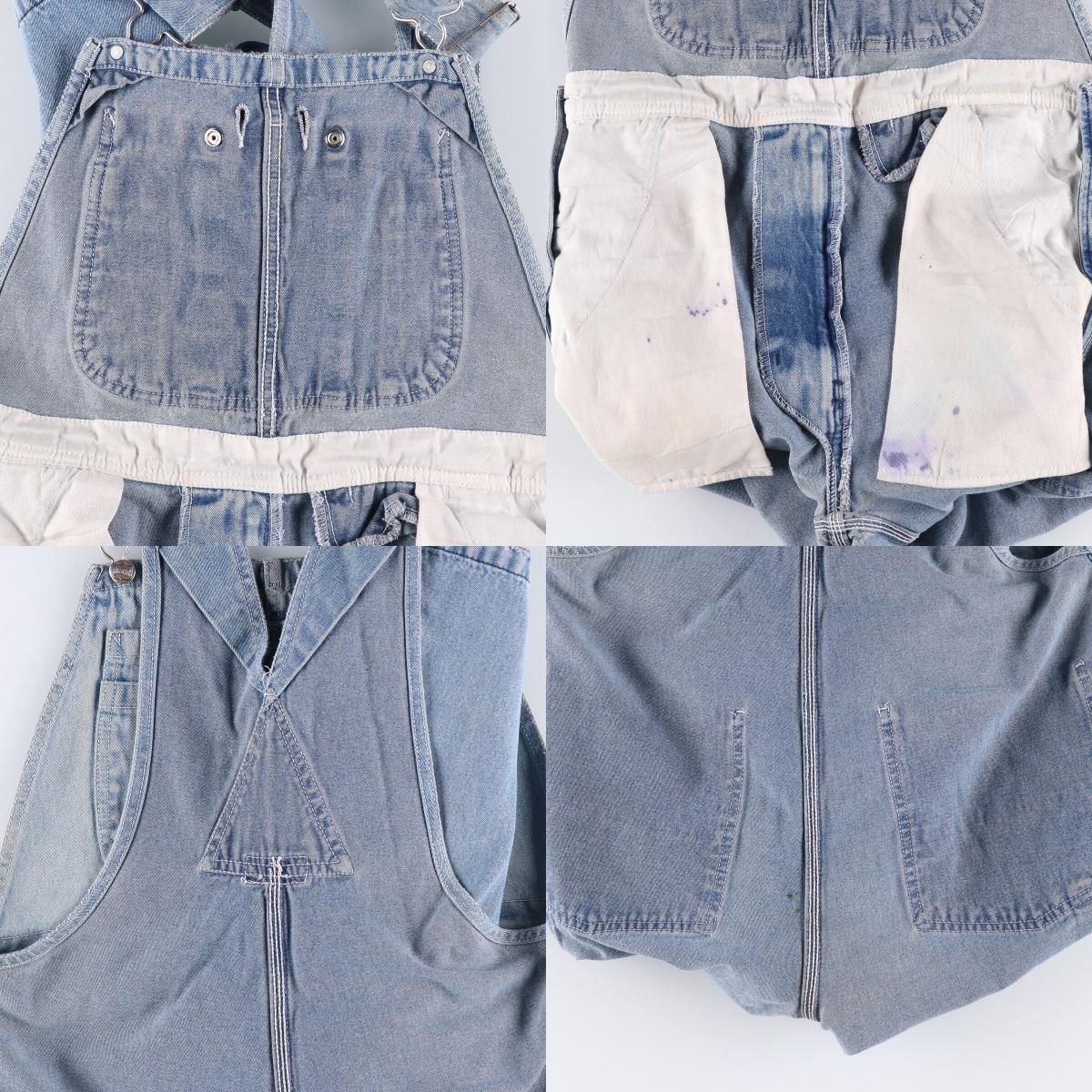 デニムオーバーオール メンズw34相当