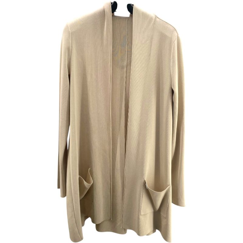 フォクシー FOXEY フーディロングカーディガン 38822 べージュ コットン レディース カーディガン
