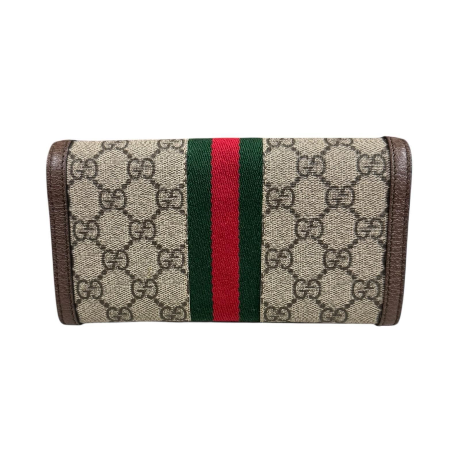 グッチ GG コンチネンタルウォレット オフィディア 長財布 GGスプリームキャンバス 523153 レディース GUCCI グッチ