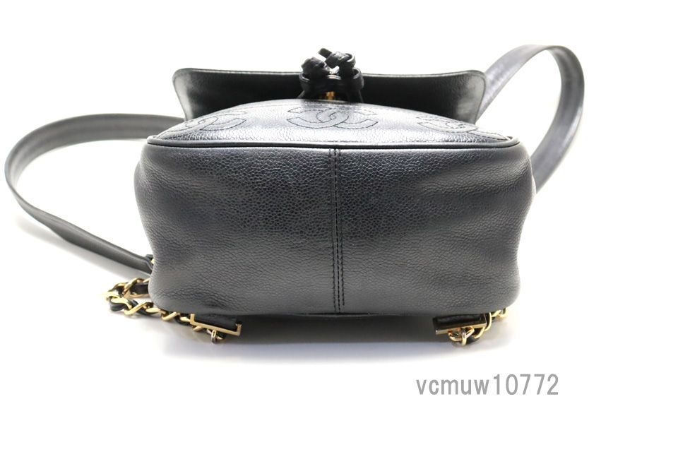 補償制度もあります。 美 CHANEL 4番台 キャビアスキン トリプルココ GD金具 レザー リュックサック シャネル 1016ab921985 限定価格