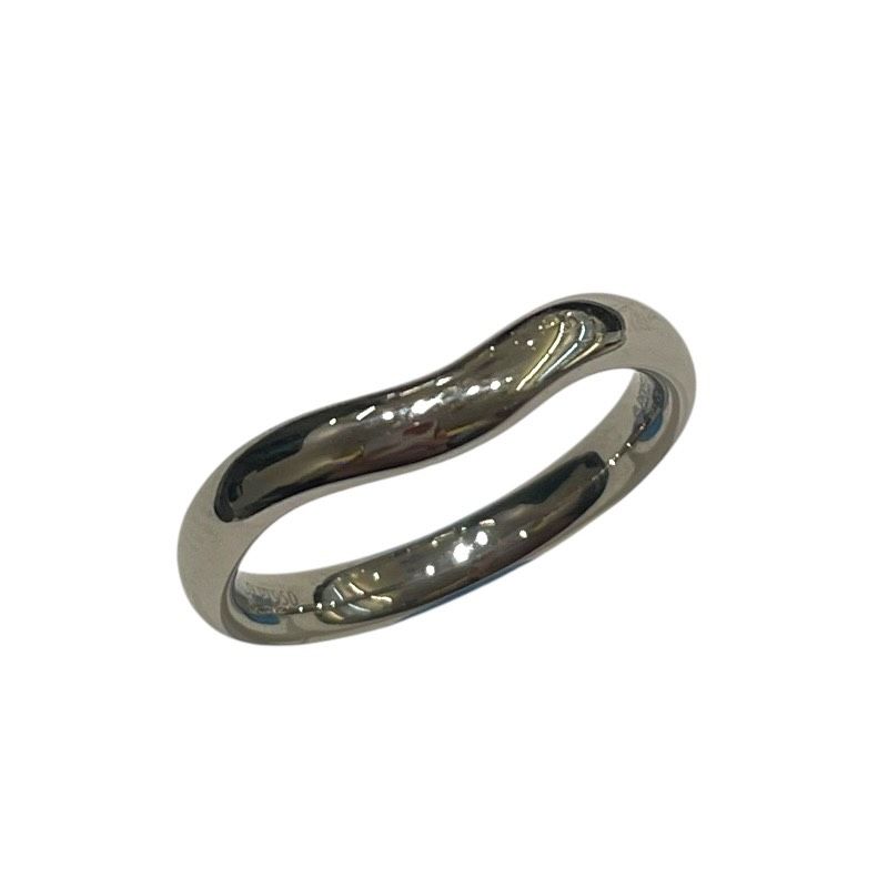 ティファニー TIFFANY&CO カーブドリング プラチナ Pt950 ジュエリー