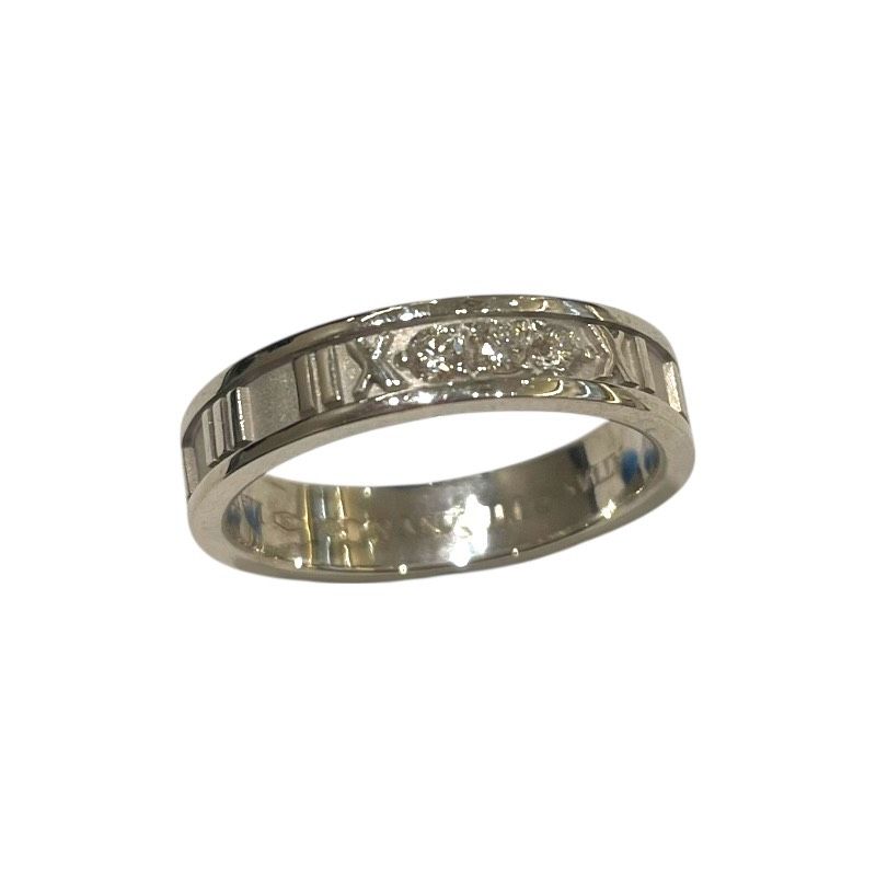 ティファニー TIFFANY＆CO アトラスナローリング ホワイトゴールド 750WG ジュエリー