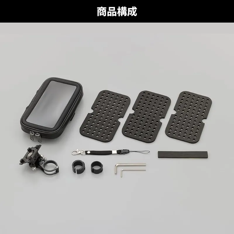 美容機器 タッチスクリーン付き 新品】 デイトナ(Daytona) バイク スマホホルダー 防滴 タッチパネル