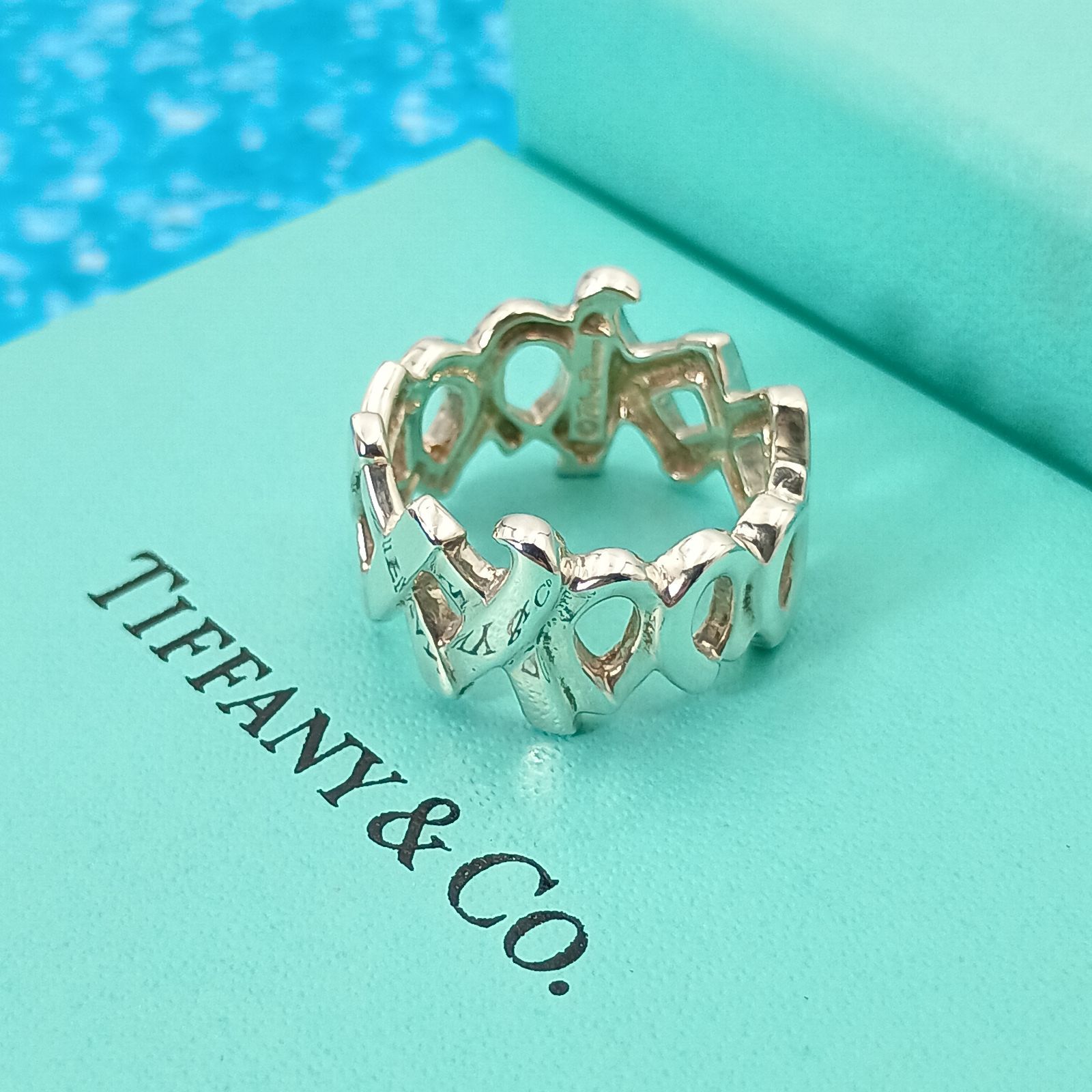 TIFFANY ティファニー ラブアンドキス リング シルバー 13号 ティファニー ラブアンドキス リング 指輪 silver925 13号 TIFFANY&Co