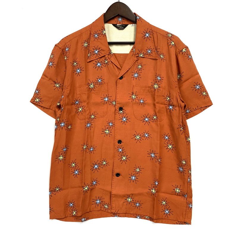 品 THE FLAT HEAD BLACK MINT ザ フラット ヘッド ブラックミント RPC-15HW ATOMIC S S SHIRT アトミック ショートスリーブ シャツ トップス 半袖 145-251028-ya-05-izu