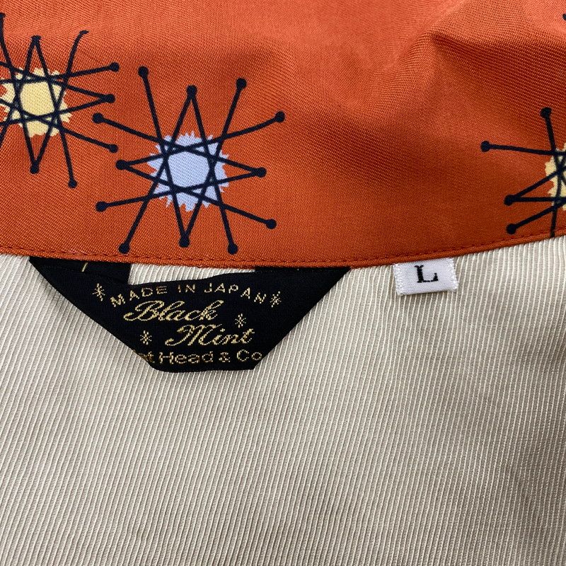 品 THE FLAT HEAD BLACK MINT ザ フラット ヘッド ブラックミント RPC-15HW ATOMIC S S SHIRT アトミック ショートスリーブ シャツ トップス 半袖 145-251028-ya-05-izu KARIMZIABAT_FR