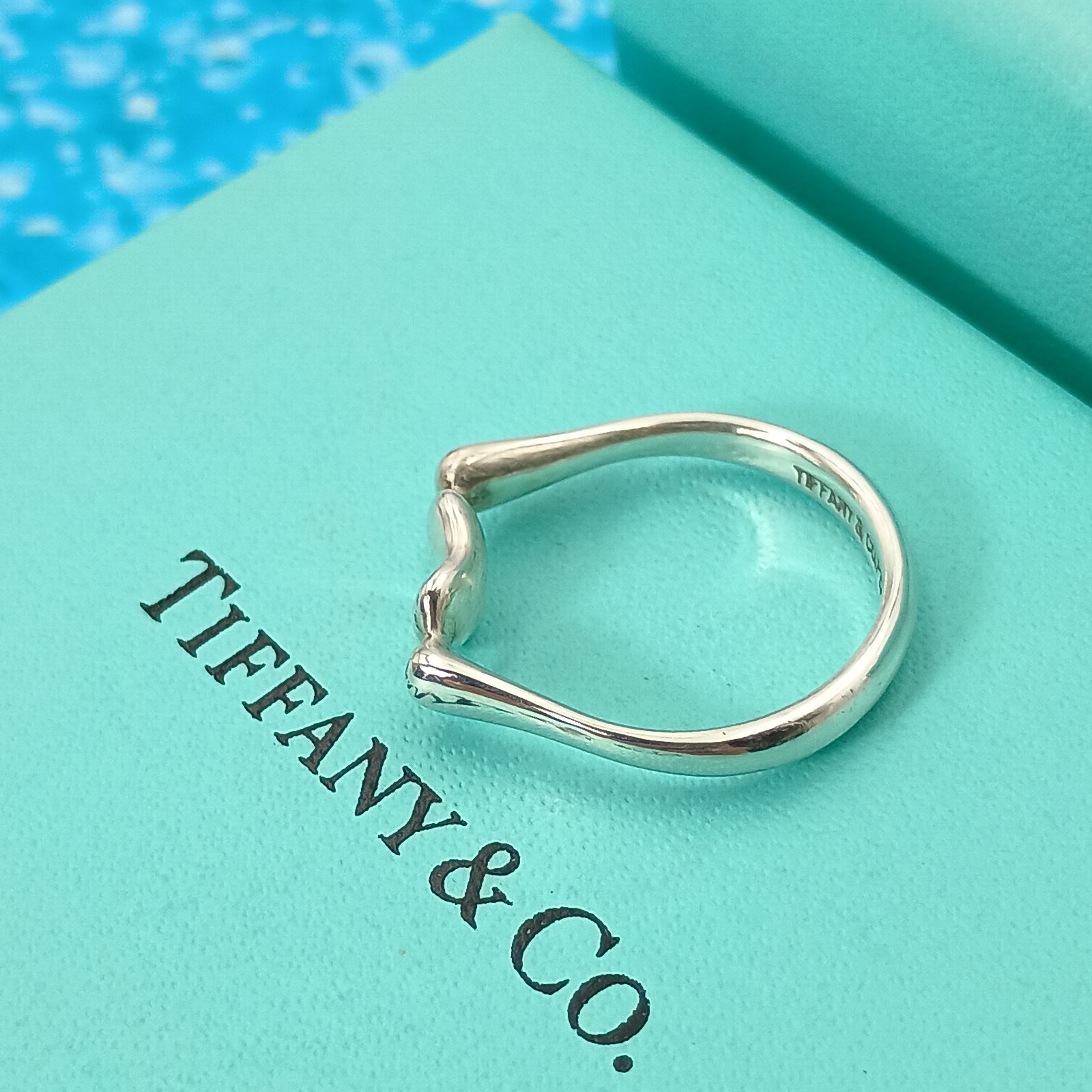 美品 Tiffany ビーンズ ビーン リング 12号 シルバー ビンテージ ティファニー ビーン ビーンズ リング 12号 シルバー 925 美品 Tiffany