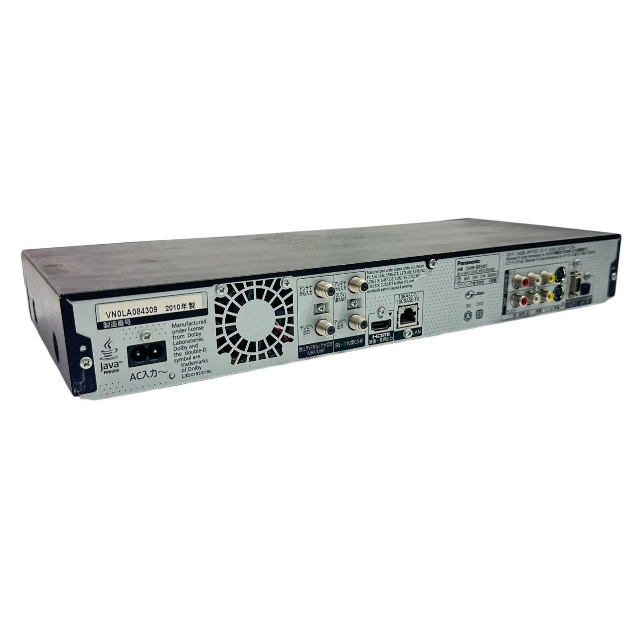 動作品】Panasonic/パナソニック ブルーレイレコーダー DMR-BR585 J4