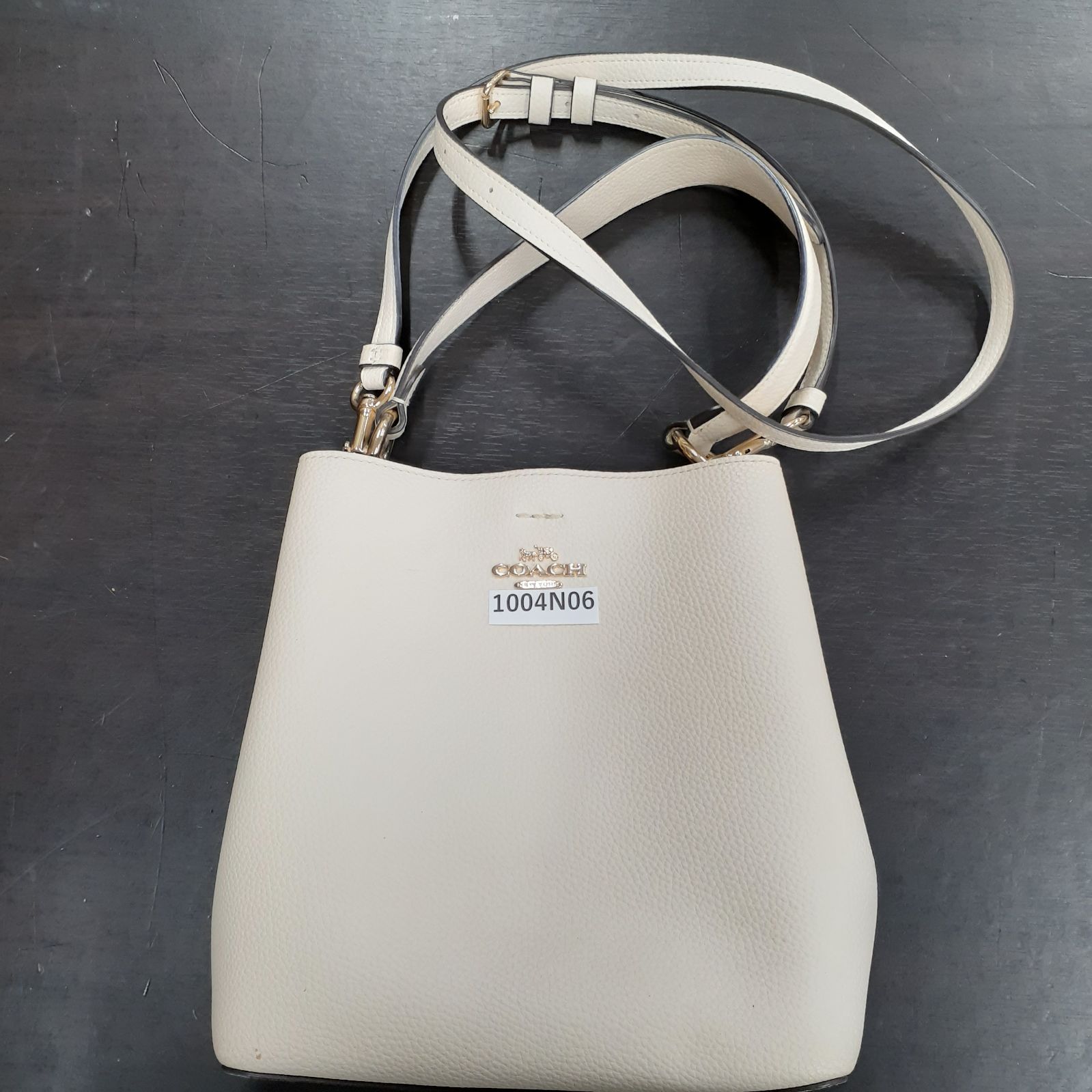 セール！美品！【1004N06】COACH コーチ スモール タウン バケット 