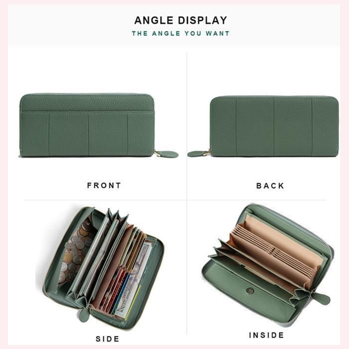 1点物】ミナペルホネン/カケラパッチ/がま口長財布薄型本革黒blumen