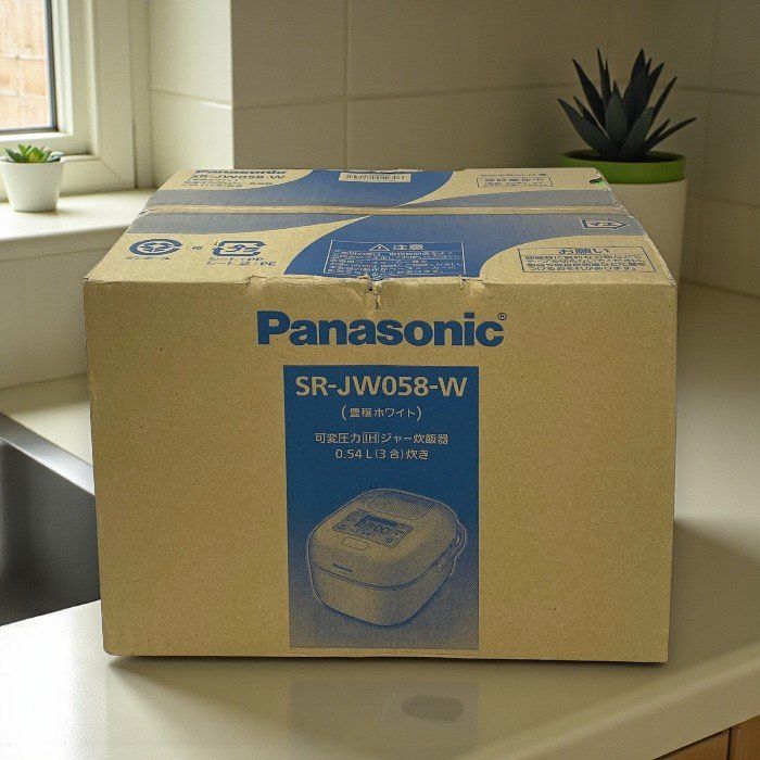 Panasonic パナソニック 炊飯器 SR-JW 058-W 豊穣ホワイト 0.54 L Wおどり炊き 銘柄炊き分け