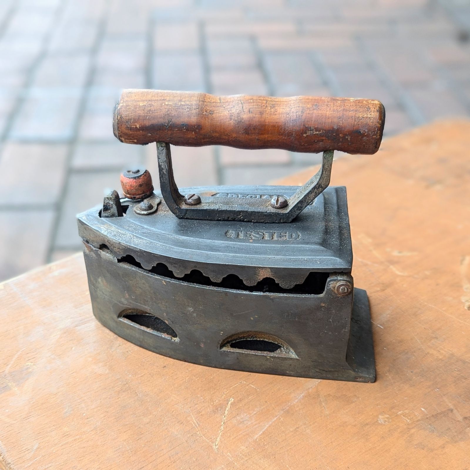 アンティーク アイロン 炭火 - メルカリ