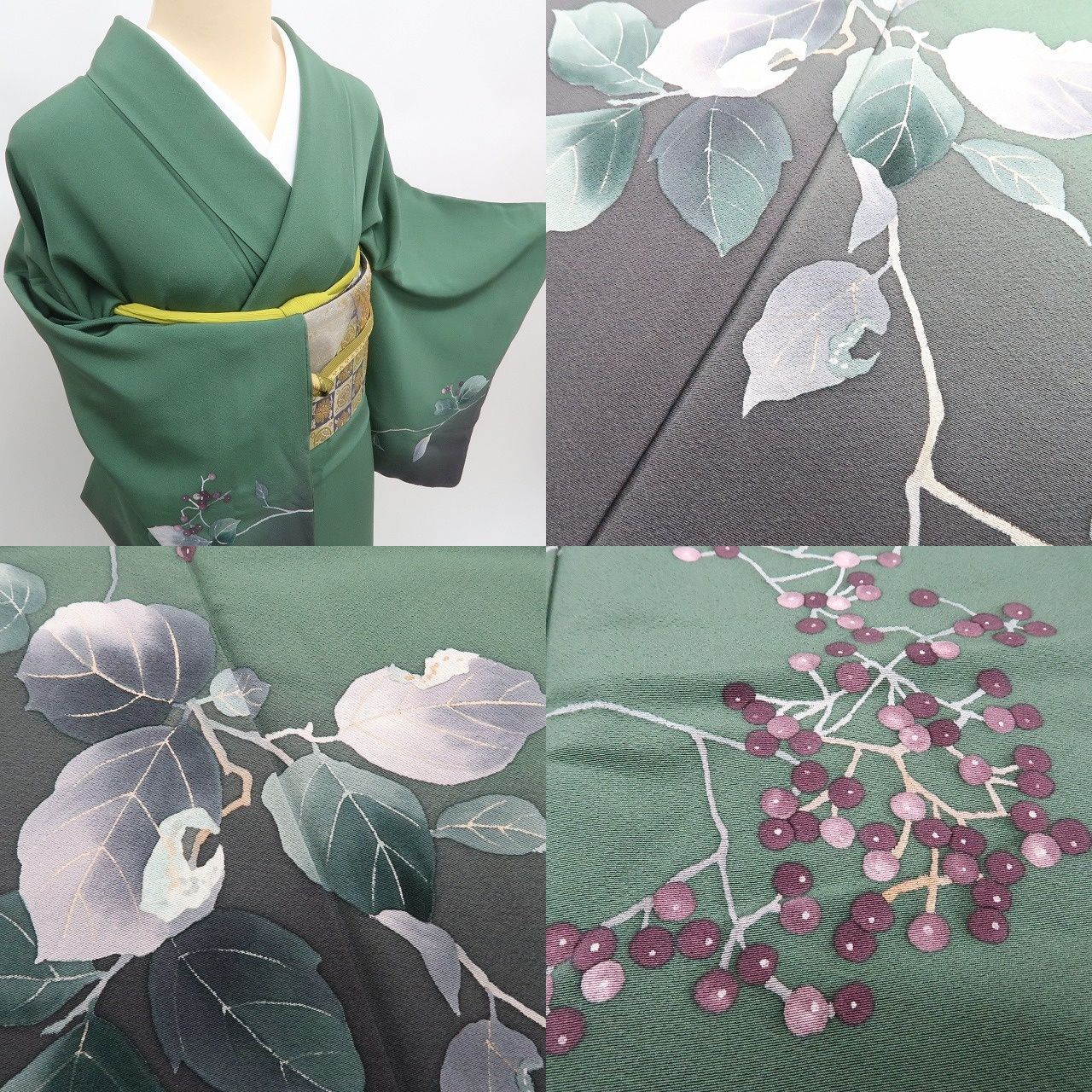 正絹 染め一つ紋