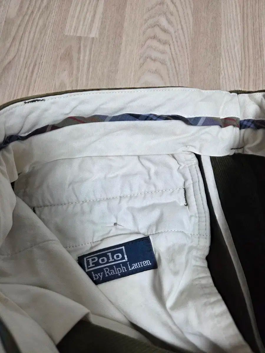 ポロ コーデュロイ ツータック パンツ 33 34