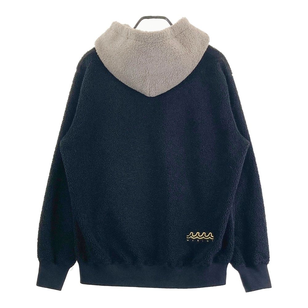 サイズ 5 MUTA MARINE ムータマリン バイ ボア ロゴ刺繍パーカー ブラック系 240101389419 ゴルフウェア メンズ ストスト