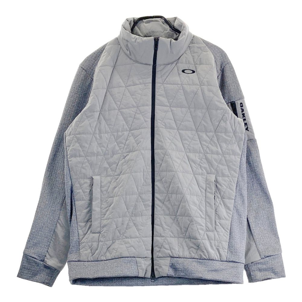 サイズ XL OAKLEY オークリー 裏起毛スウェット切替中綿ジップジャケット グレー系 240101390206 ゴルフウェア メンズ ストスト