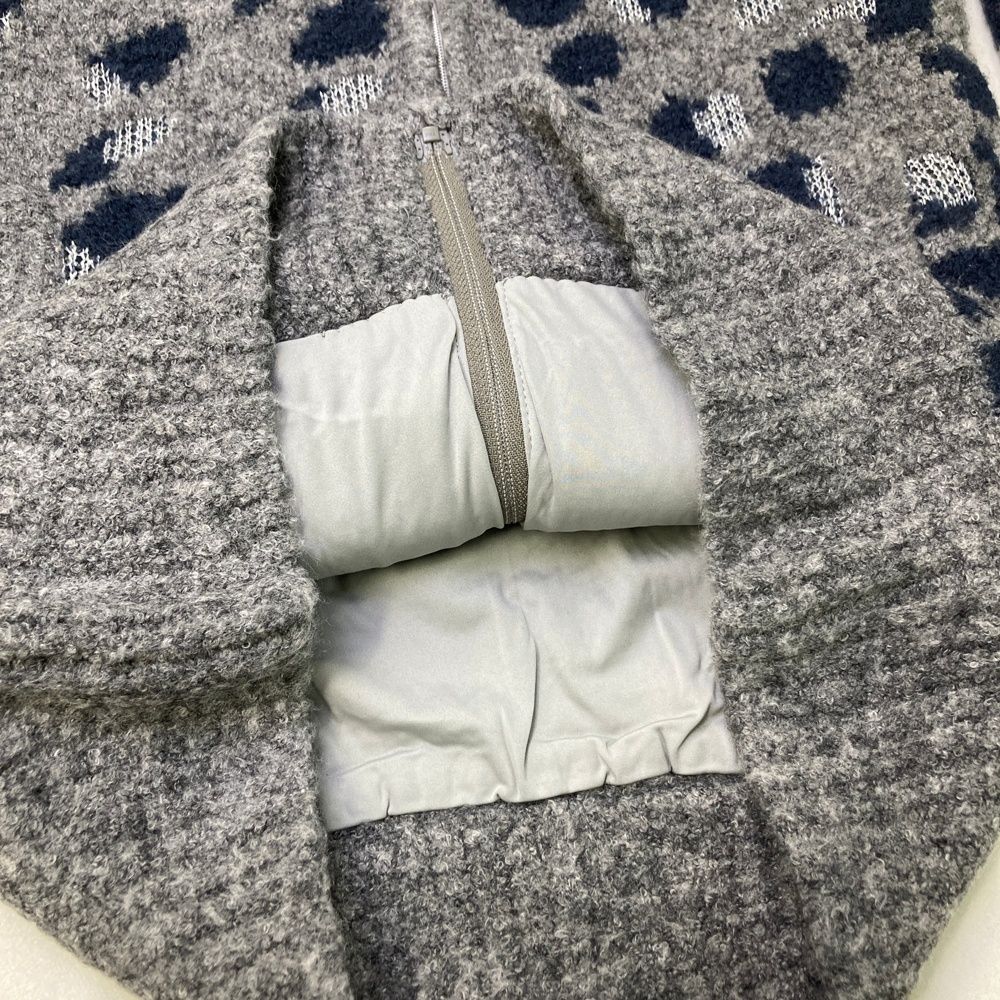 ウール混 裏地付