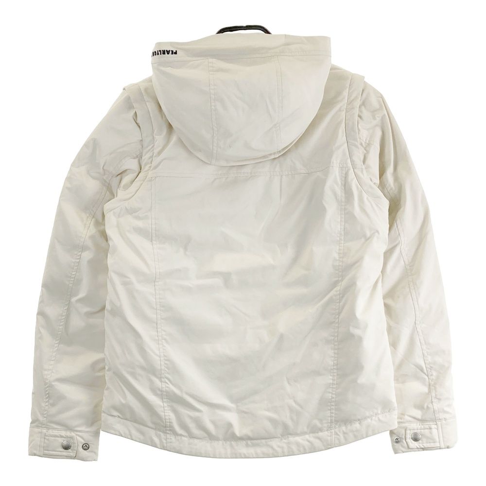 サイズ 3 PEARLY GATES パーリーゲイツ フード付 2WAY 蓄熱 中綿 ジップジャケット ホワイト系 240101393518 ゴルフウェア メンズ ストスト