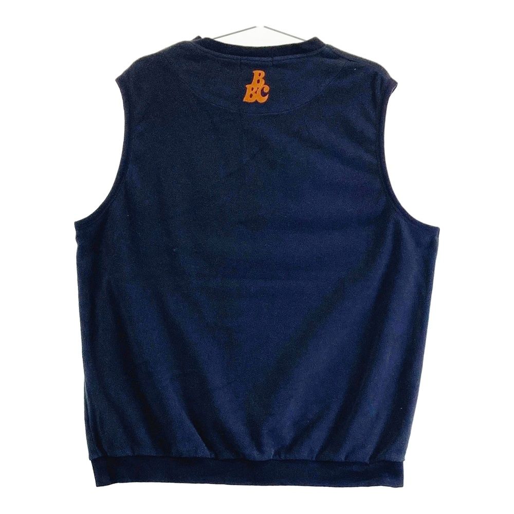 美化された サイズ XL ROUGH-SWELL ラフアンドスウェル フリースベスト ネイビー系 240101490264 ゴルフウェア メンズ ストスト 来店をご期待!