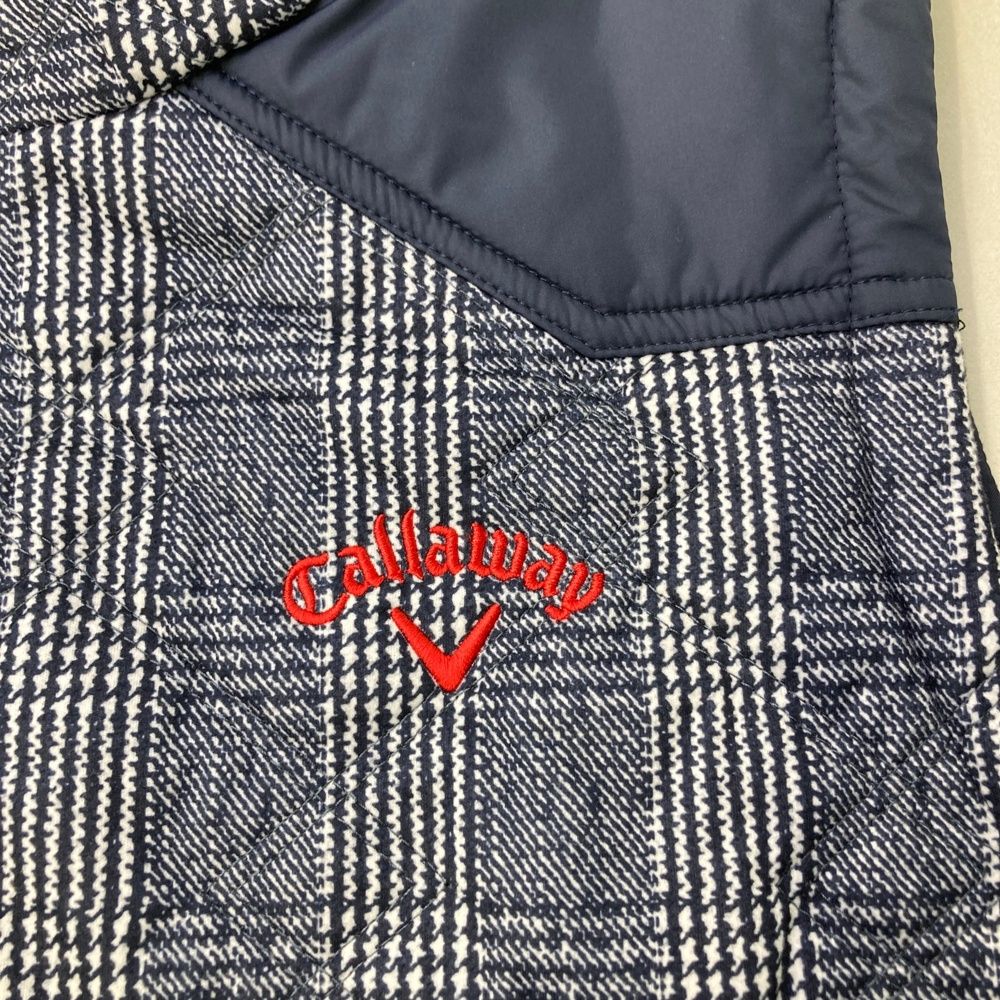 中綿ベスト グレンチェック柄