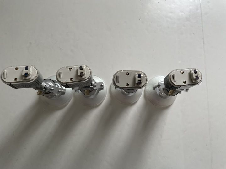 Shiro Kuramata K-SPOT T5134S ヤマギワ 倉俣史朗 ダクトレール スポットライト 5個セット Yamagiwa Kスポット MERCADOAVALIA_COM_BR