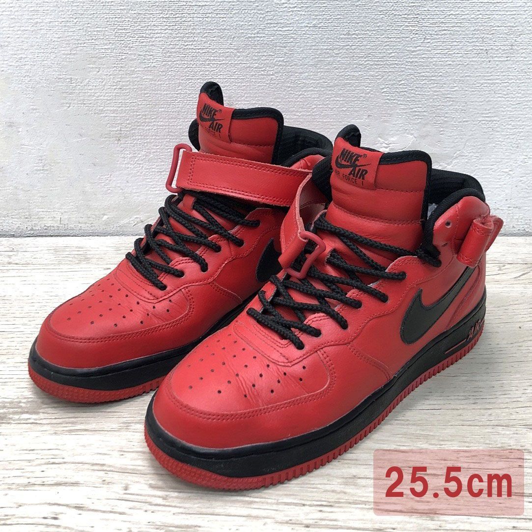 最終値下げ】NIKE AIR FORCE 1 RED ナイキ エアフォース1 ハイカット 