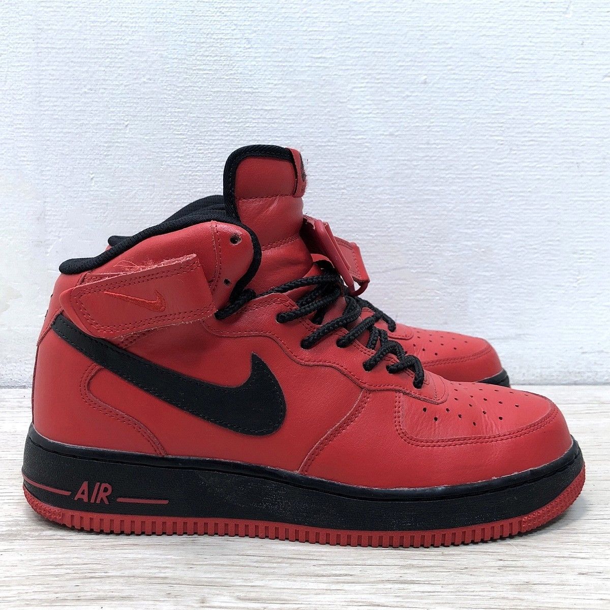最終値下げ】NIKE AIR FORCE 1 RED ナイキ エアフォース1 ハイカット 