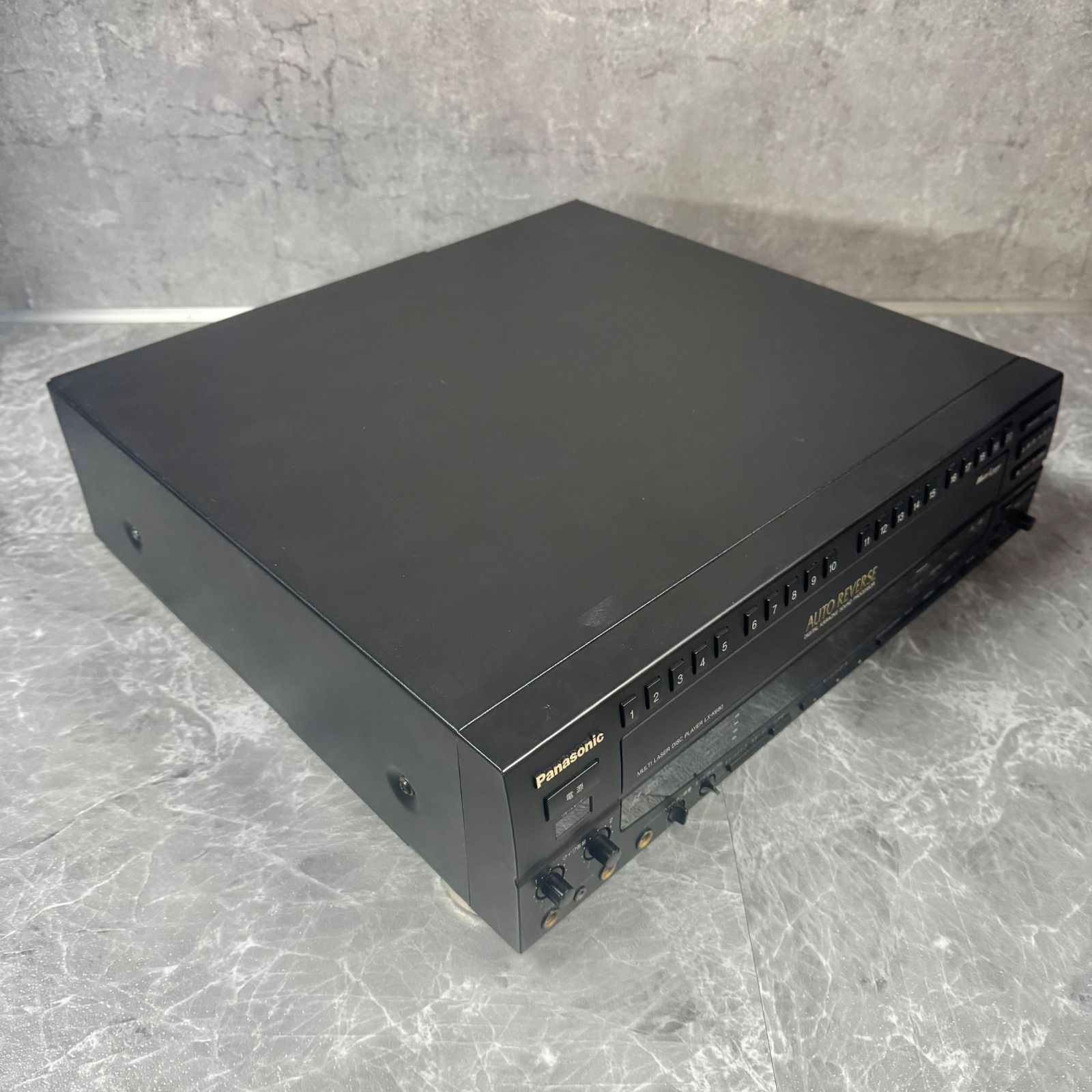 レーザーディスクデジタル化に Panasonic LX-K700 レーザーディスク