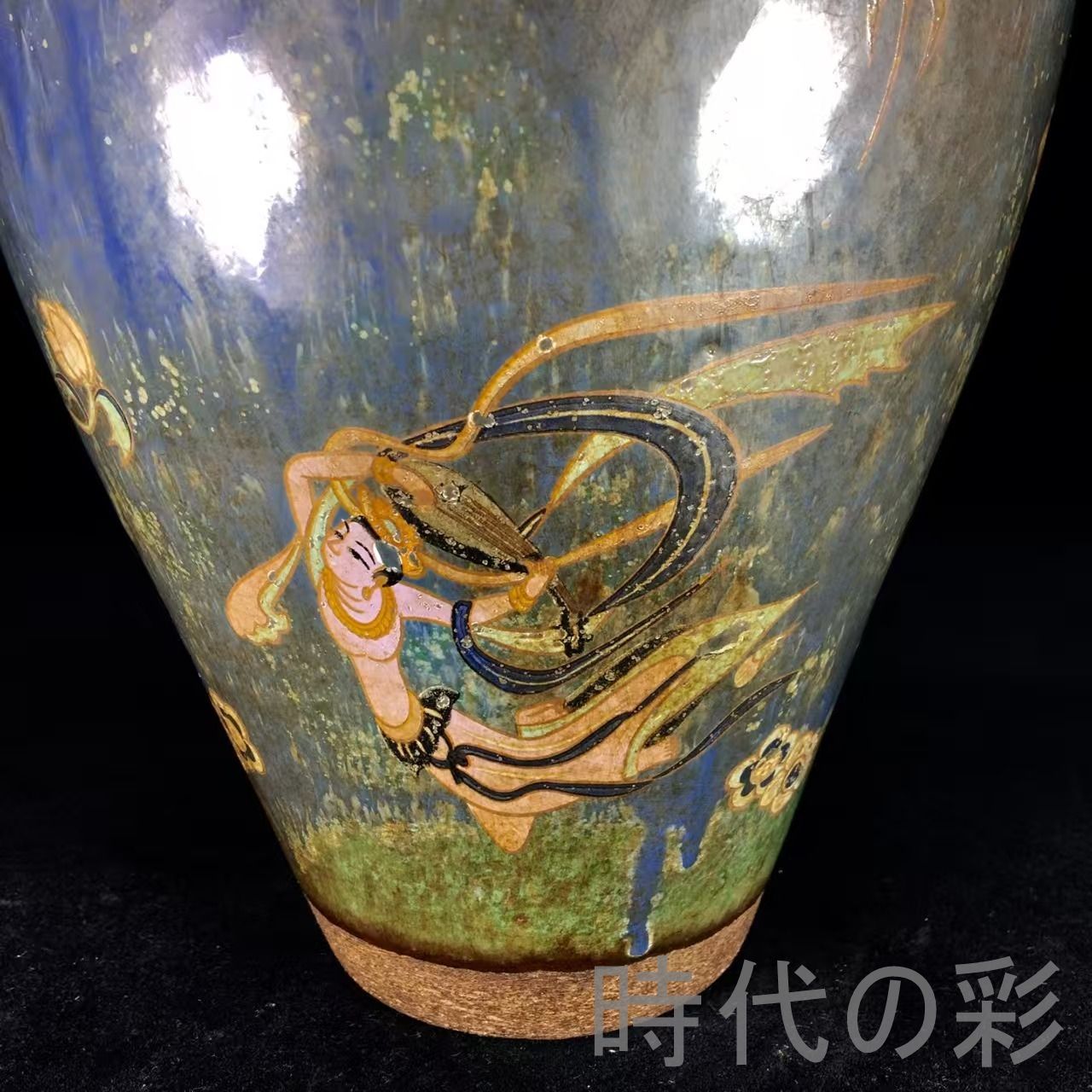 .建窯.彩絵.古陶磁器.收藏品.鑑賞用.美術陶芸.アンティーク.R07102520