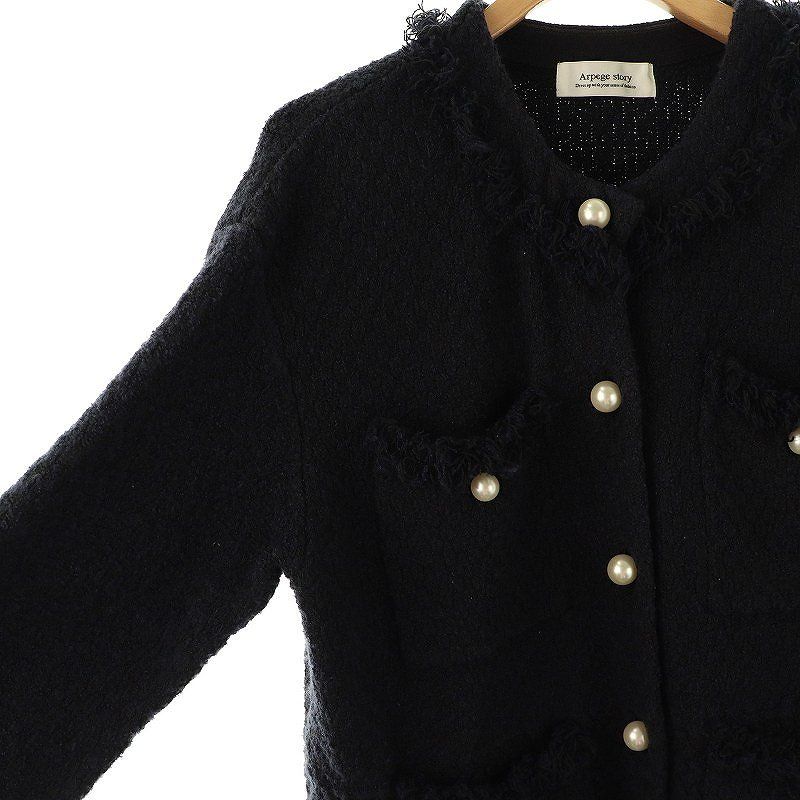 アルページュ Arpege ストーリー パールボタンツイード風