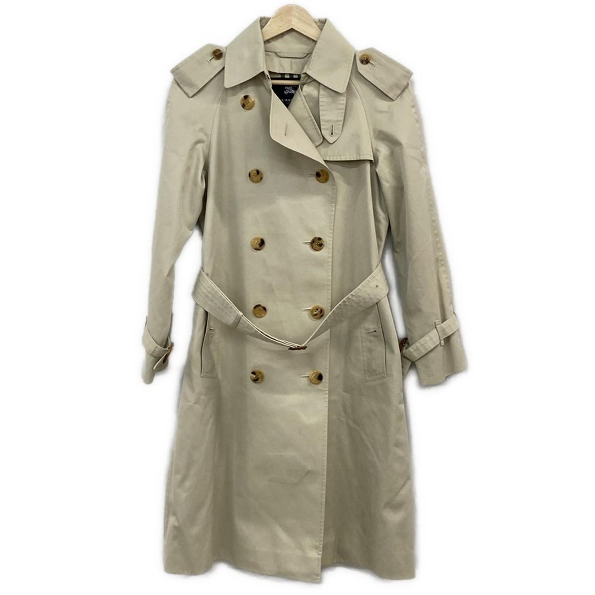 Burberry LONDON バーバリーロンドン トレンチコート サイズ36 M レディース - アイボリー 長袖 春 秋