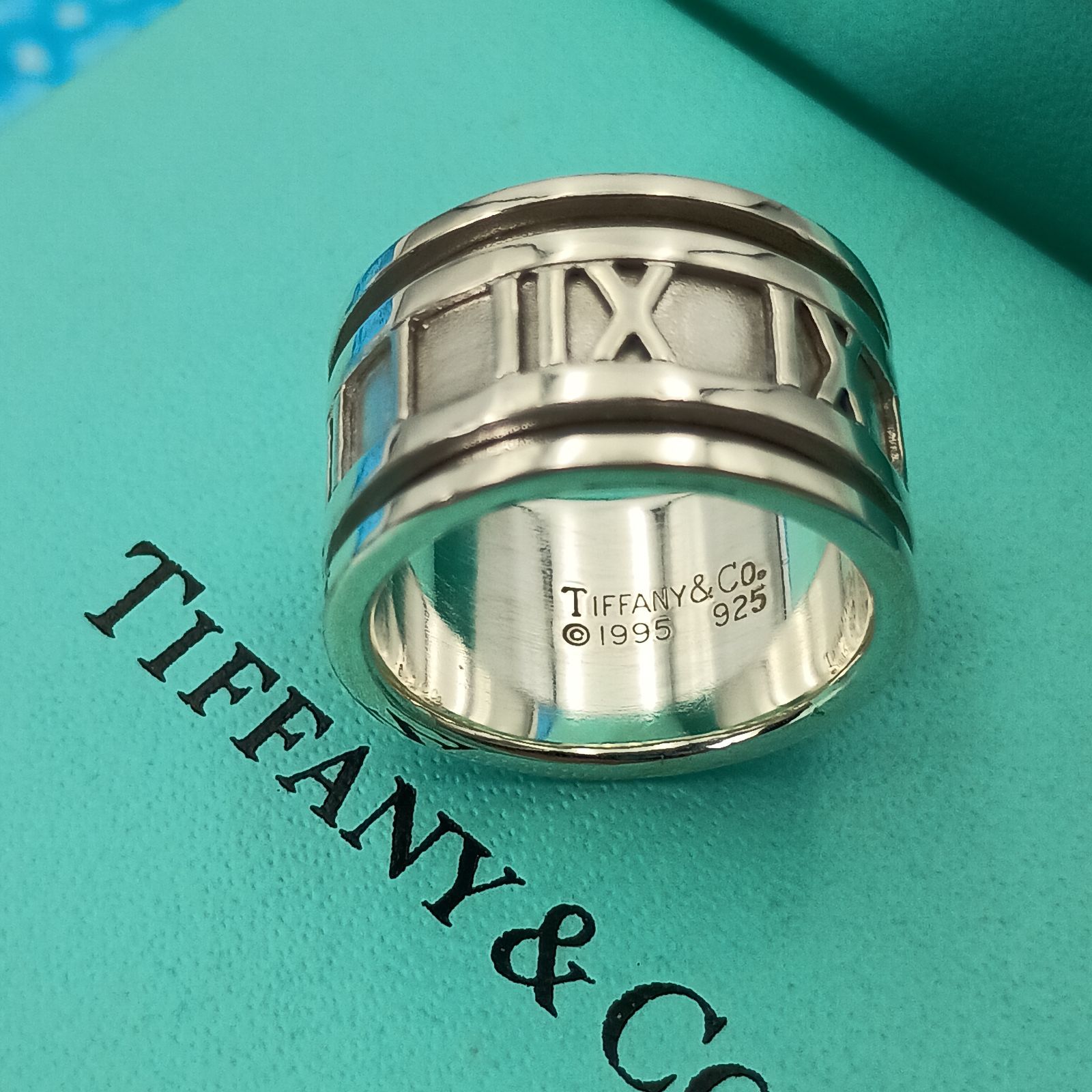 TIFFANY&Co. ティファニー 10号 アトラスリング ワイド 指輪 シルバー