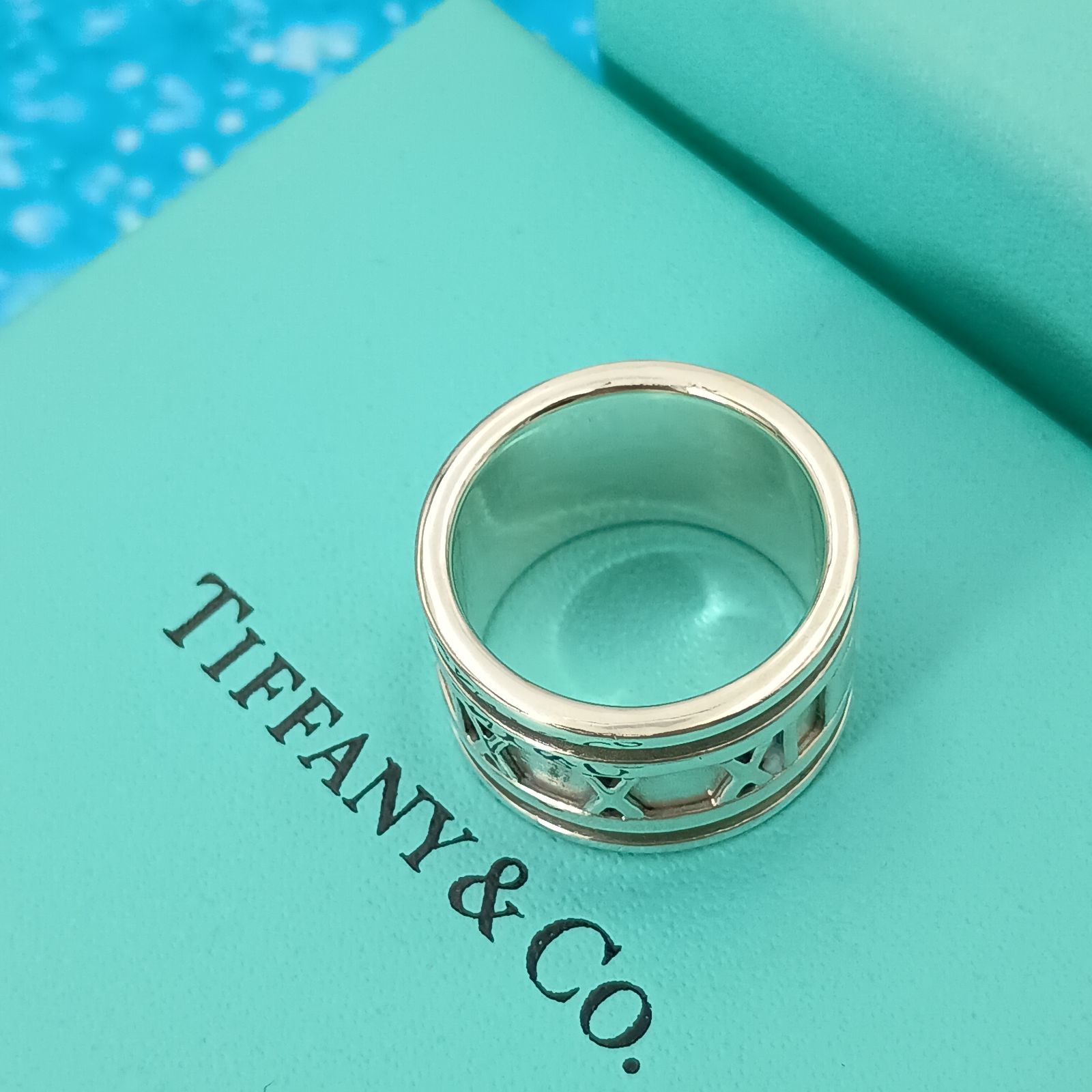 Tiffany & Co. 925シルバーリング 10号 Tiffany 1837 ナロー シルバー リング 925 10号 国内直営 **Tiffany