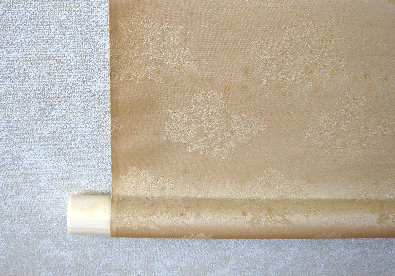 真筆】掛け軸 掛軸 百福蓬莱山◇長島博山 (黒絹本金泥) 共箱・二重箱