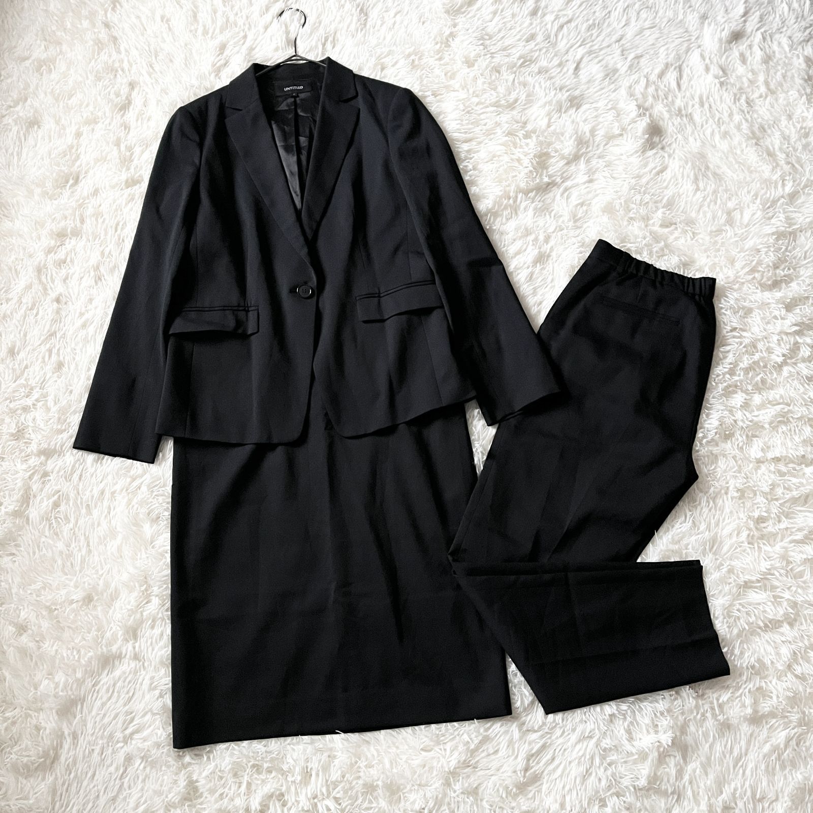 UNTITLED アンタイトル ビジネススーツ 3点セット セットアップ 3P