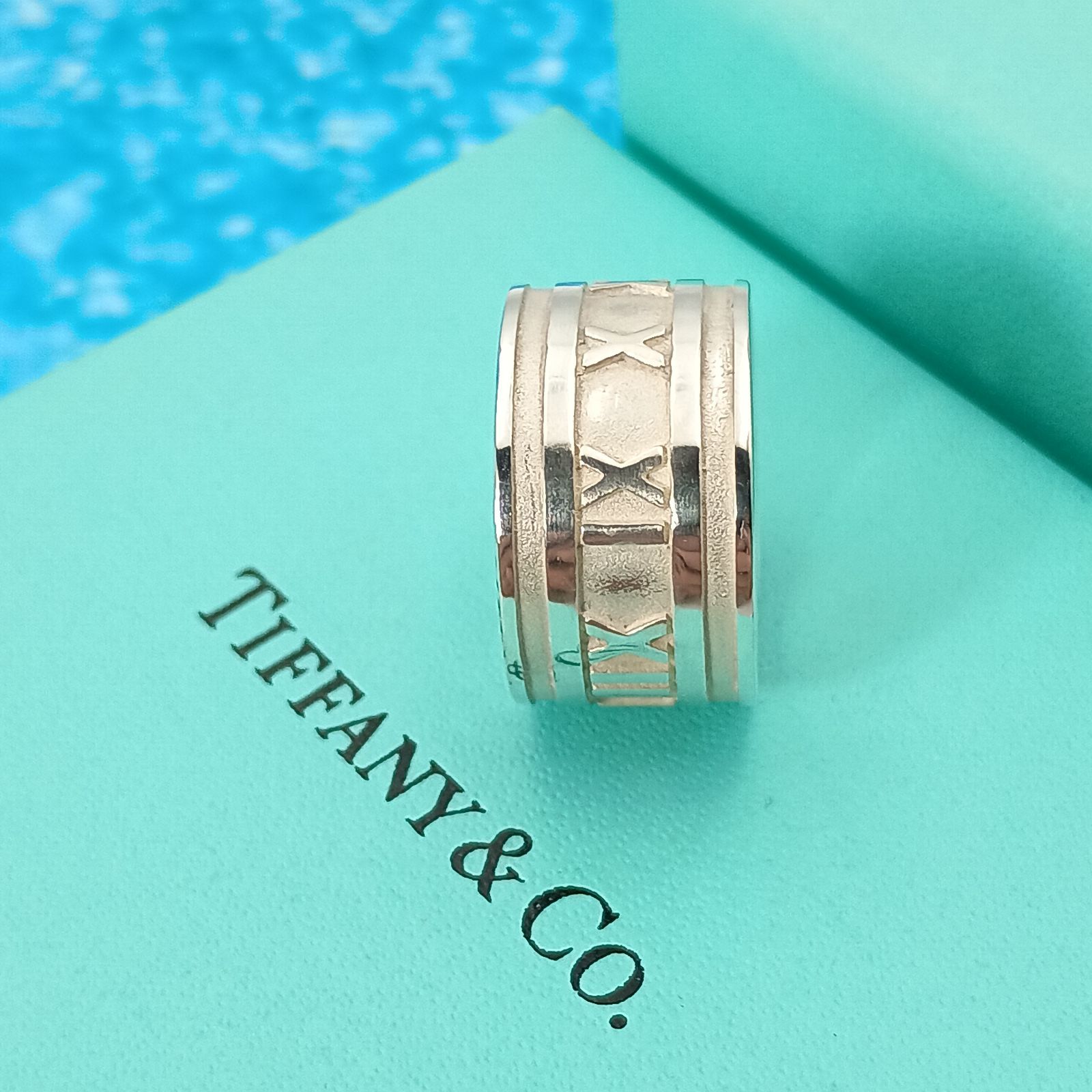 TIFFANY&Co.ティファニー　11号 アトラスリング　ワイド　シルバー指輪 TIFFANY&Co. ティファニー 11号 アトラスリング ワイド 指輪 シルバー