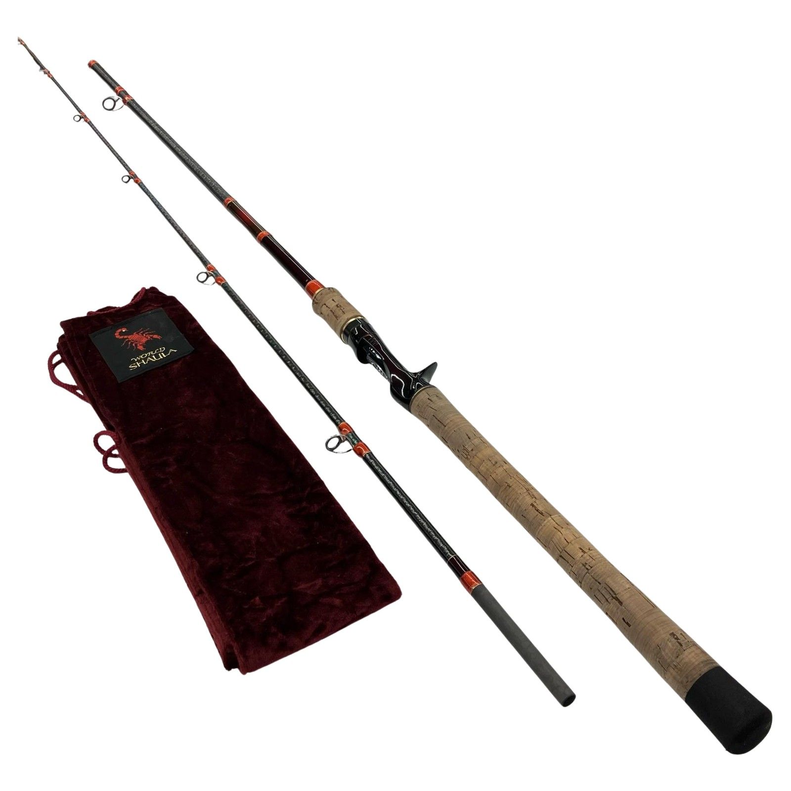 σσSHIMANO シマノ ルアーロッド ワールドシャウラ 1755RS-2 キズ有 程度B 袋付き 36768