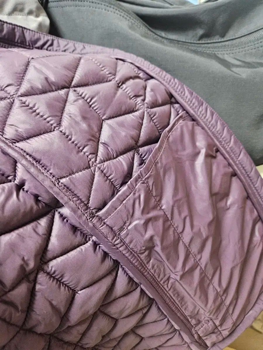モンベル PURPLE パープル キルティング ダウン ジャケット 90 (新品 