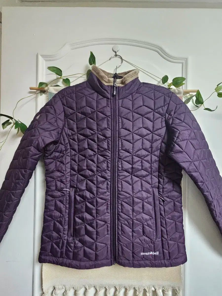 モンベル PURPLE パープル キルティング ダウン ジャケット 90 (新品 