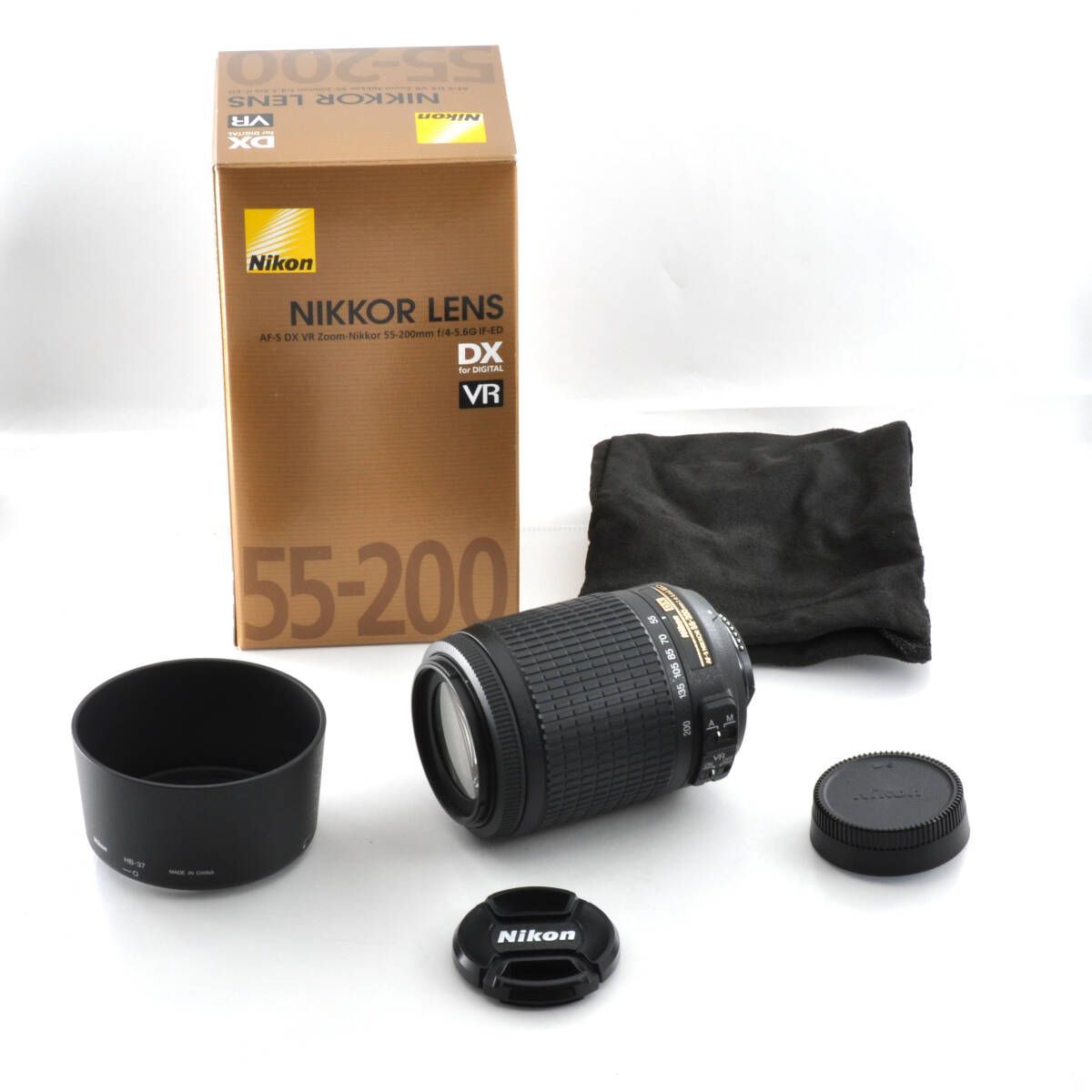 ニコン Nikon AF S DX Zoom Nikkor 55 200 mm F 4 5 6 G IF ED 元 き M 865 b