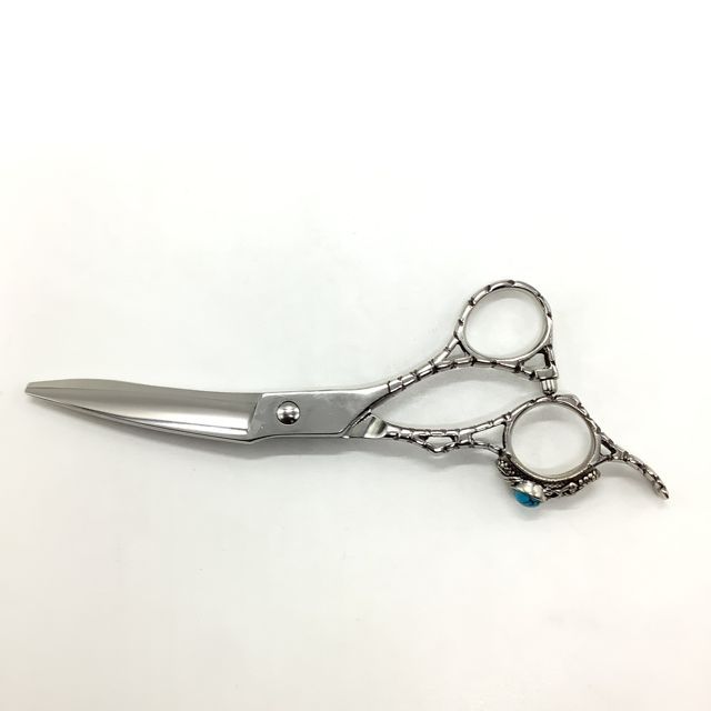 メーカー不明】 シザー オフセット 理容 美容ハサミ 美容師 理容師 右