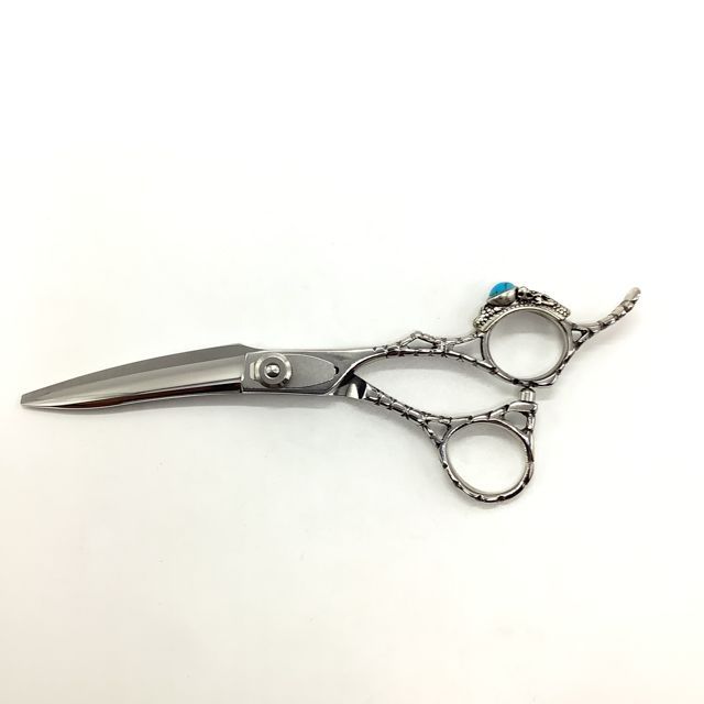 理美容師ハサミ メーカー不明】 シザー オフセット 理容 美容ハサミ 美容師 理容師 右