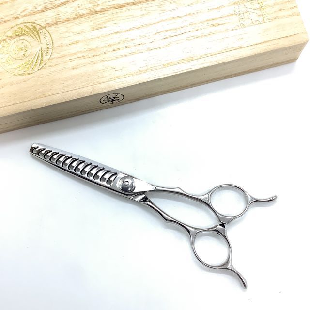 ナルトシザーズ ナルトシザーNARUTO SCISSORS ドレスライン メガネ シザー セニング 美容ハサミ すきばさみ 美容師 理容師 約20 右利き 5.6インチ sc2007