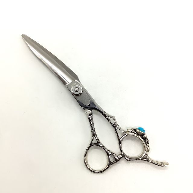 理美容シザー　ハサミ メーカー不明】 シザー オフセット 理容 美容ハサミ 美容師 理容師 右