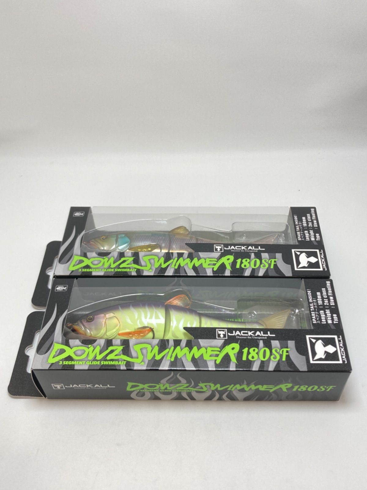 JACKALL ジャッカル ダウズスイマー 180SF ワカサギ ルロックファイヤー ルアー 2点セット