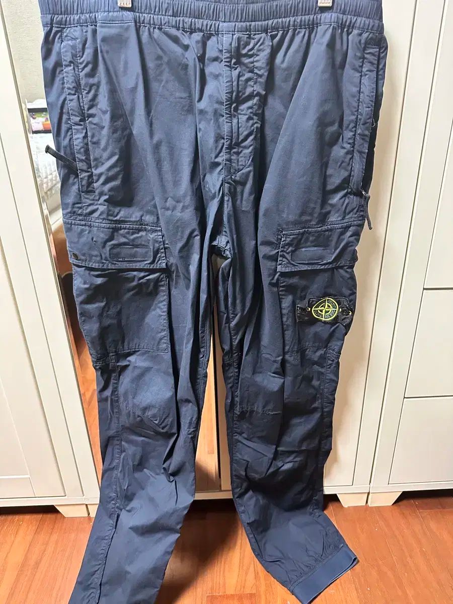 ストーンアイランド ネイビー カーゴ ジョガーパンツ 34サイズ