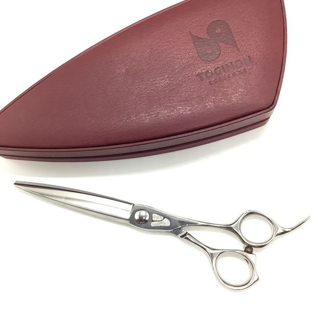 トギノンTOGINON マリンシャーク6.8 シザー オフセット 理容 美容ハサミ 美容師 理容師 右利き 6.8インチ sc2141