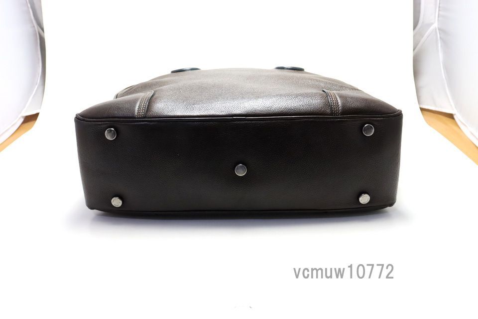 美 LOUIS VUITTON キュイール シワ ソフトブリーフケース レザー ビジネスバッグ ルイヴィトン 1016 yz 29398