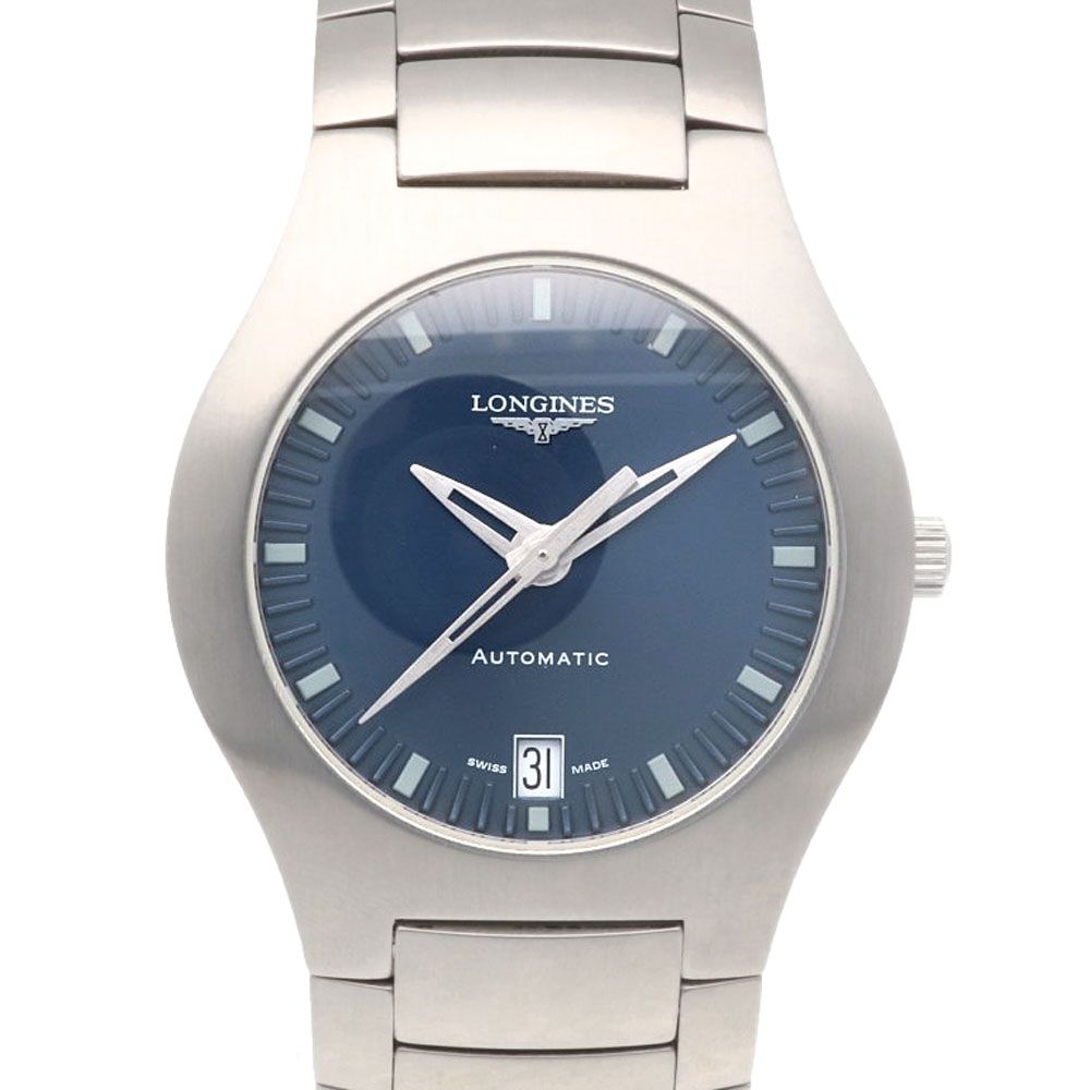 ロンジン オポジション 腕時計 時計 ステンレススチール L3.623.4 自動巻き 磨き直し済 メンズ 1年保証 LONGINES ロンジン